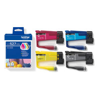 Brother LC527VAL cartuccia d'inchiostro 4 pz Originale Nero, Ciano, Magenta, Giallo