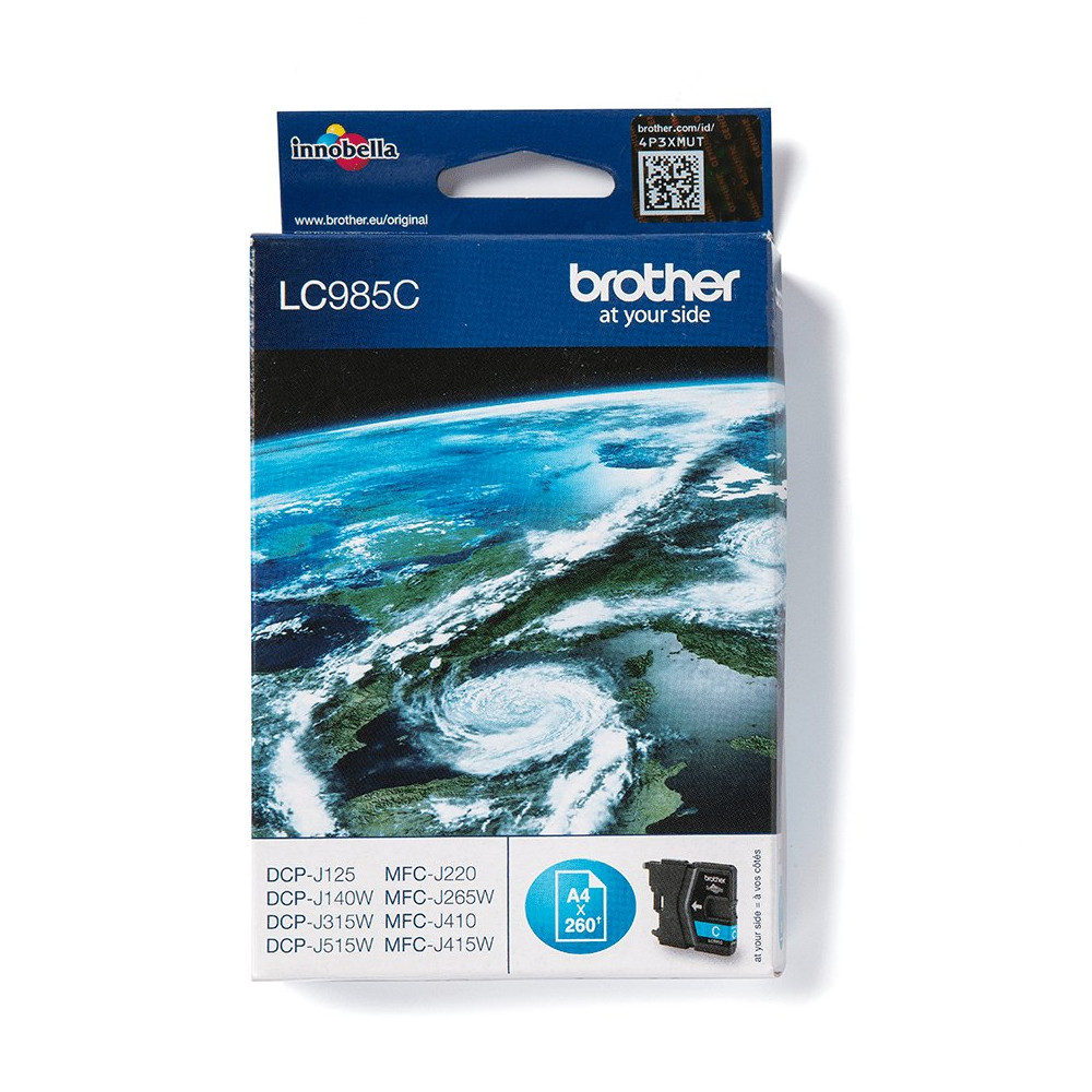 Brother LC985C cartuccia d'inchiostro 1 pz Originale Ciano Brother LC985C cartuccia d'inchiostro 1 pz Originale Ciano