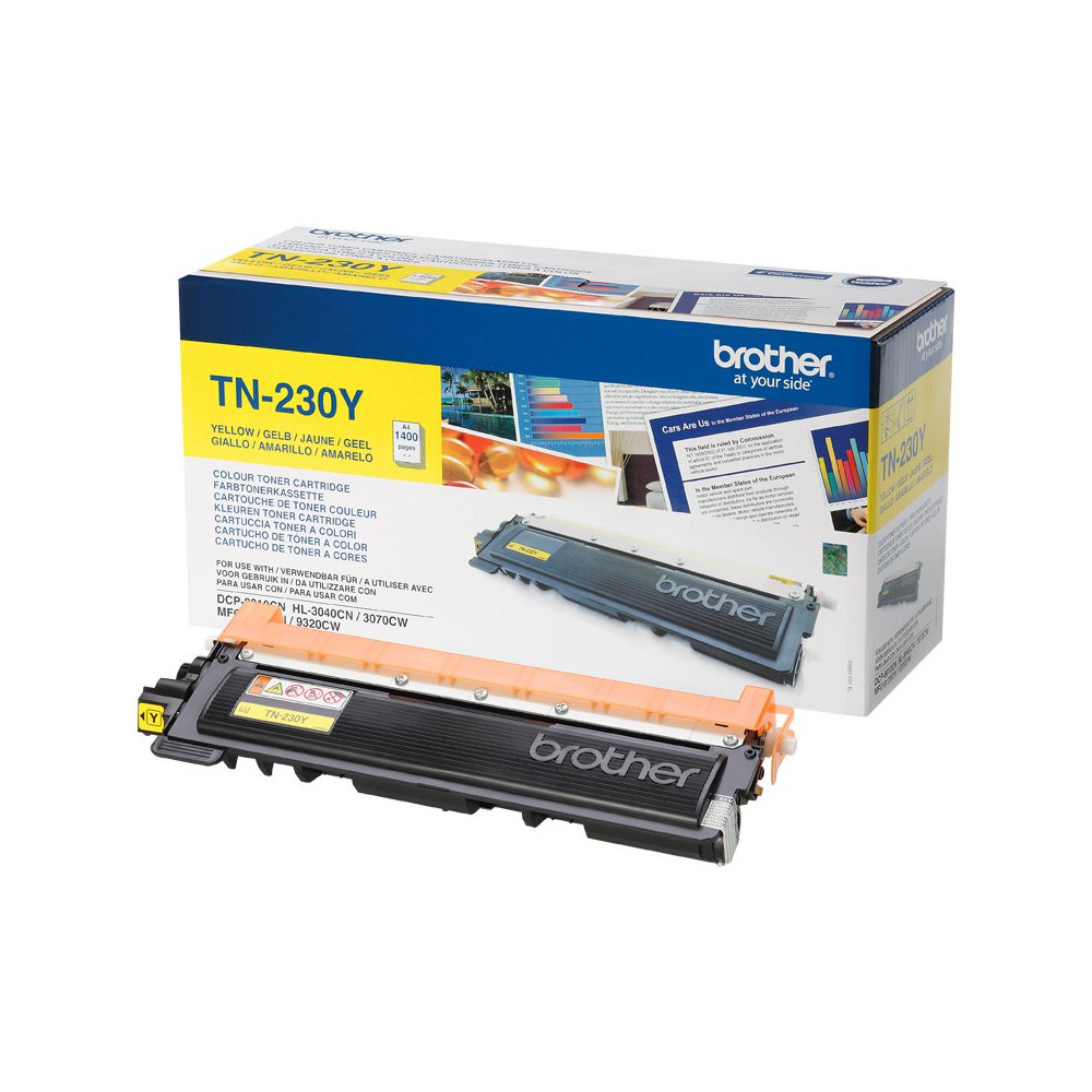 Brother TN-230Y cartuccia toner 1 pz Originale Giallo Brother TN-230Y cartuccia toner 1 pz Originale Giallo