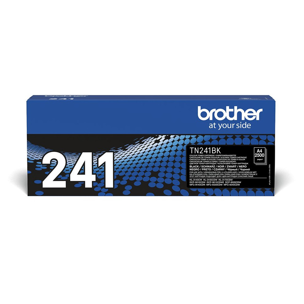 Brother TN-241BK cartuccia toner 1 pz Originale Nero Brother TN-241BK cartuccia toner 1 pz Originale Nero