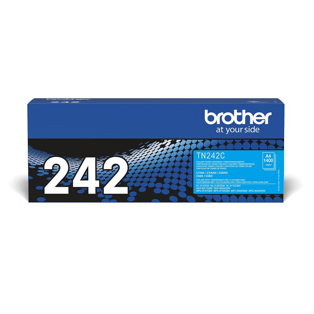 Brother TN-242C cartuccia toner 1 pz Originale Ciano Brother TN-242C cartuccia toner 1 pz Originale Ciano