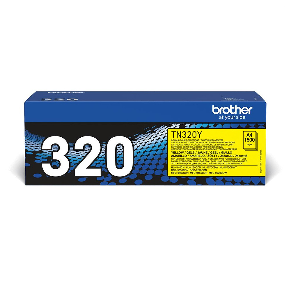 Brother TN-320Y cartuccia toner 1 pz Originale Giallo Brother TN-320Y cartuccia toner 1 pz Originale Giallo