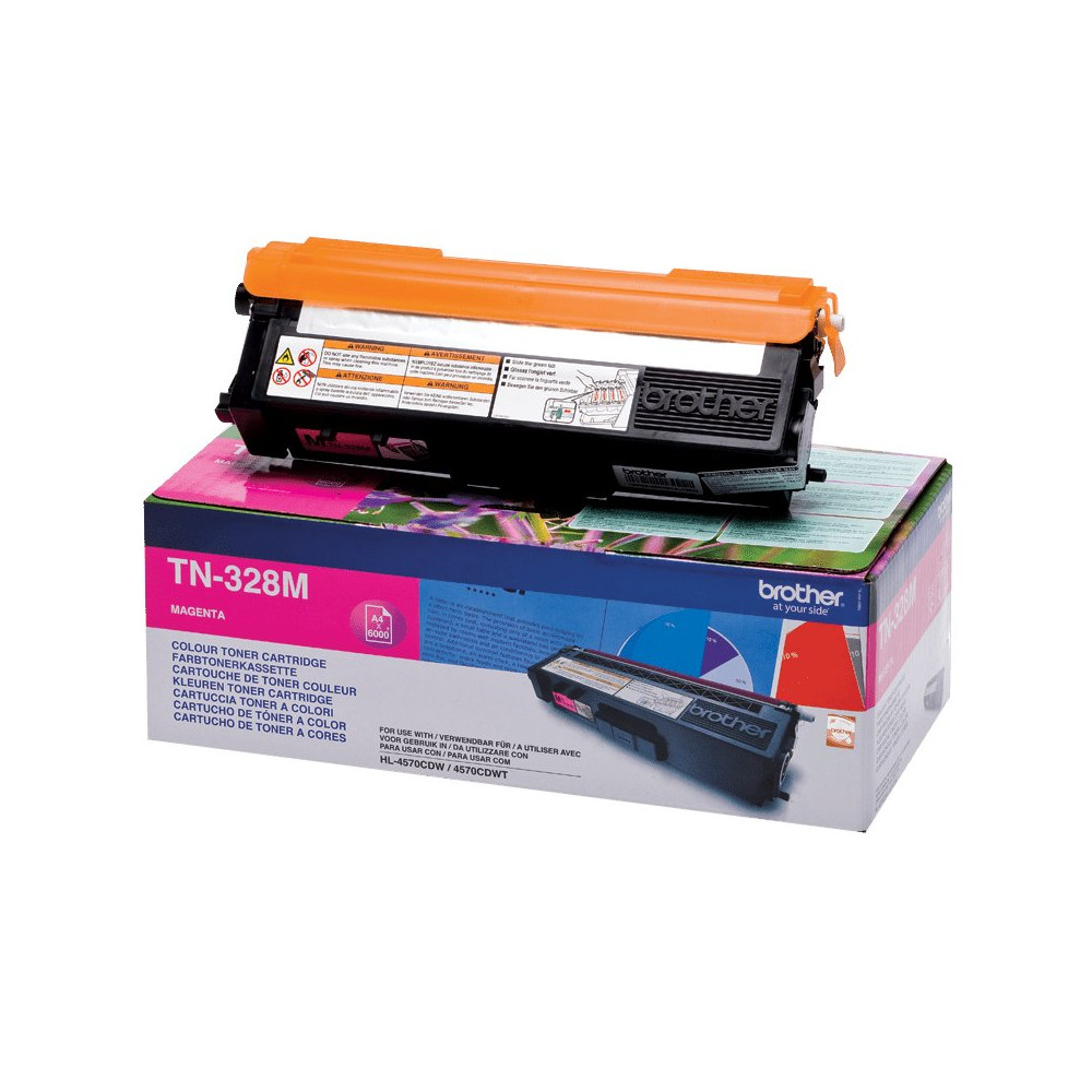 Brother TN-328M cartuccia toner 1 pz Originale Magenta