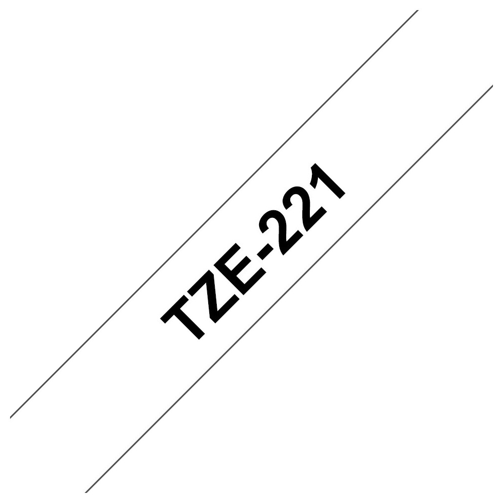 Brother TZE-221 nastro per etichettatrice Nero su bianco Brother TZE-221 nastro per etichettatrice Nero su bianco