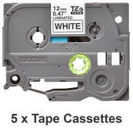 Brother TZE-231M5 nastro per etichettatrice Nero su bianco