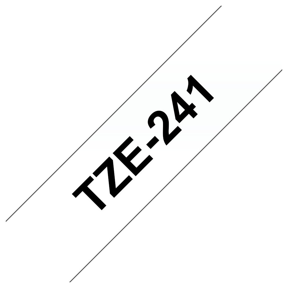 Brother TZE-241 nastro per etichettatrice Nero su bianco Brother TZE-241 nastro per etichettatrice Nero su bianco