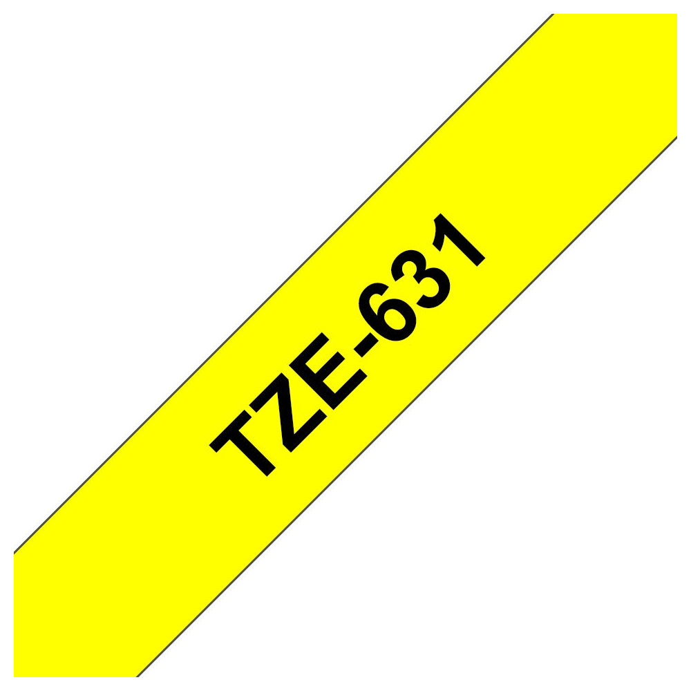 Brother TZE-631 nastro per etichettatrice Nero su giallo Brother TZE-631 nastro per etichettatrice Nero su giallo
