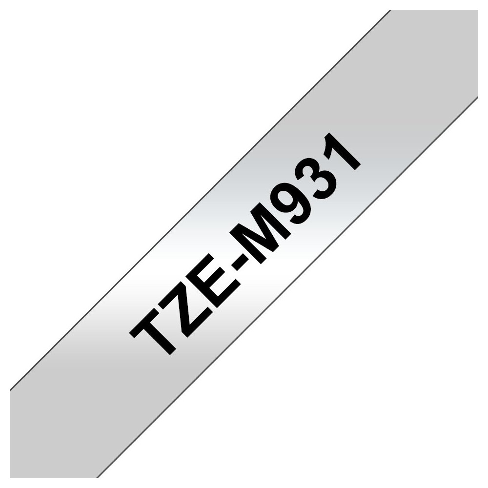 Brother TZE-M931 nastro per etichettatrice Nero su argento Brother TZE-M931 nastro per etichettatrice Nero su argento