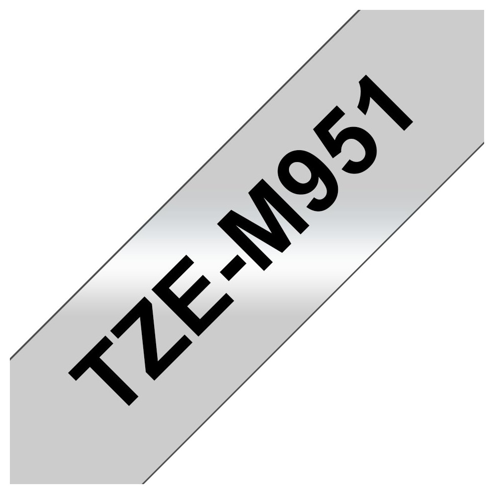 Brother TZE-M951 nastro per etichettatrice Nero su argento Brother TZE-M951 nastro per etichettatrice Nero su argento