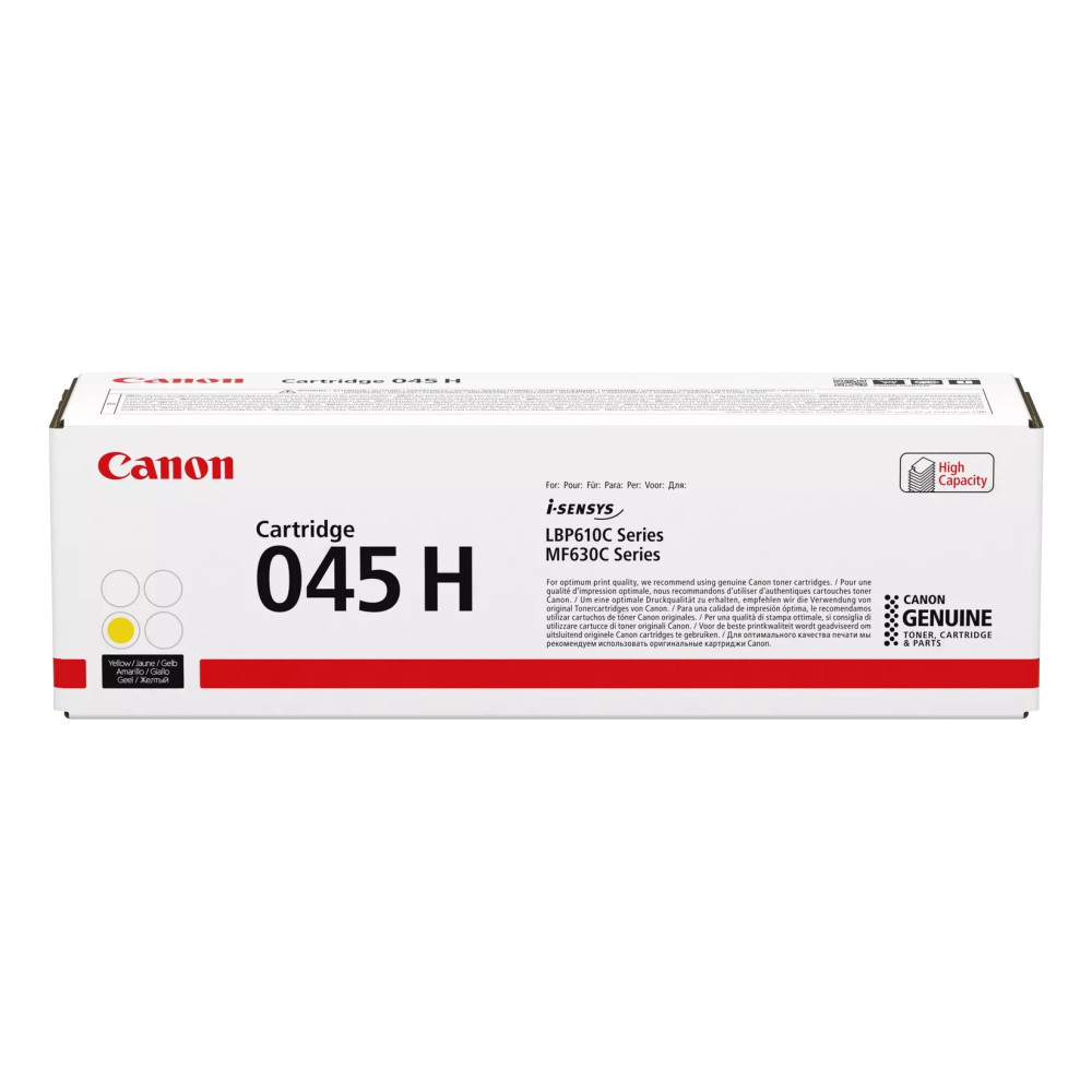 Canon 045 H cartuccia toner 1 pz Originale Giallo Canon 045 H cartuccia toner 1 pz Originale Giallo