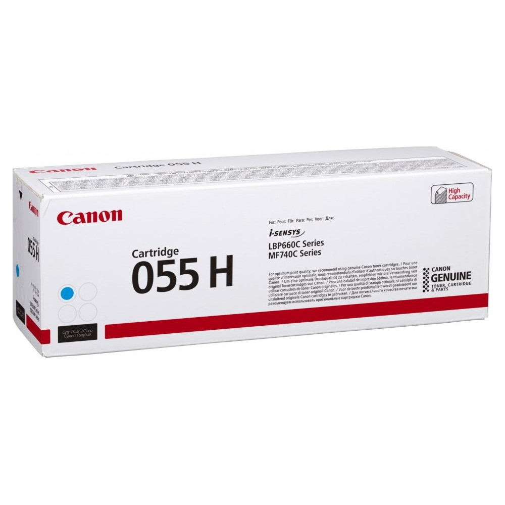 Canon 055H cartuccia toner 1 pz Originale Ciano Canon 055H cartuccia toner 1 pz Originale Ciano