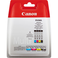 Canon Confezione multipla di cartucce d'inchiostro CLI-571 BK/C/M/Y