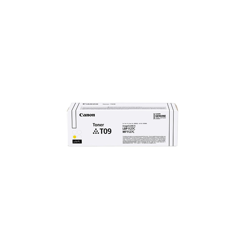 Canon TONER T09 Y cartuccia toner 1 pz Originale Giallo Canon TONER T09 Y cartuccia toner 1 pz Originale Giallo