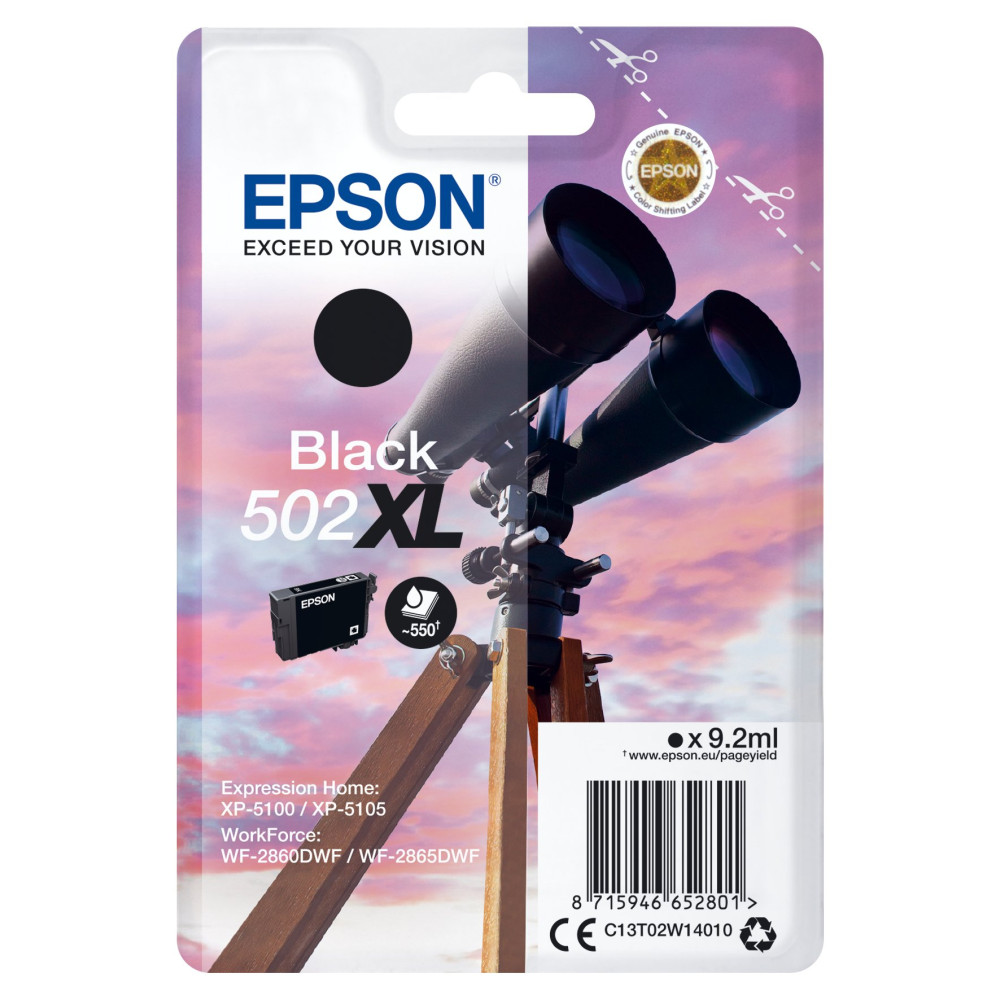 Epson Singlepack Black 502XL Ink Epson Singlepack Black 502XL Ink