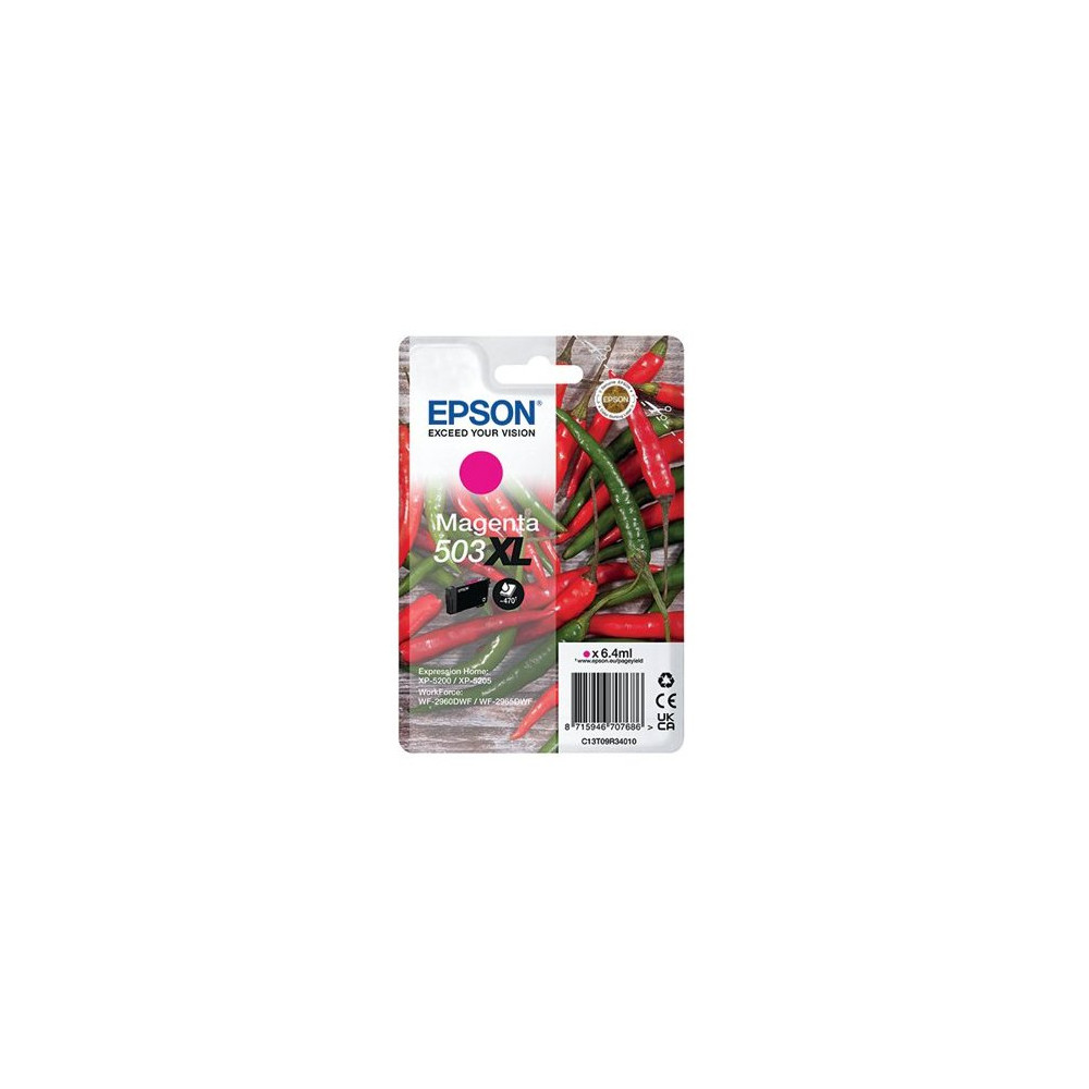 Epson 503XL cartuccia d'inchiostro 1 pz Originale Resa elevata (XL) Magenta Epson 503XL cartuccia d'inchiostro 1 pz Originale Resa elevata (XL) Magenta