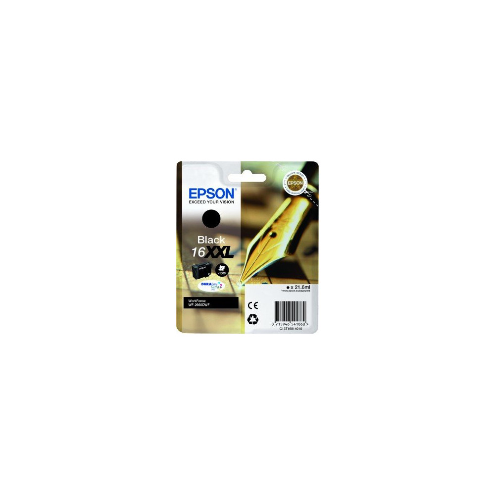 Epson C13T16814010 cartuccia d'inchiostro 1 pz Originale Resa elevata (XL) Nero