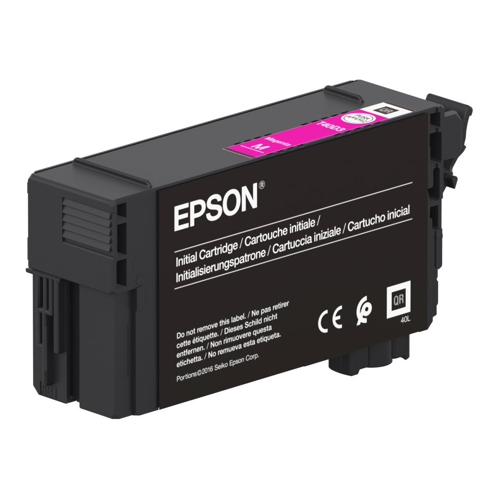 Epson ULTRACHROME XD2 MAGENTA T40D340 50ML cartuccia d'inchiostro 1 pz Originale Epson ULTRACHROME XD2 MAGENTA T40D340 50ML cartuccia d'inchiostro 1 pz Originale