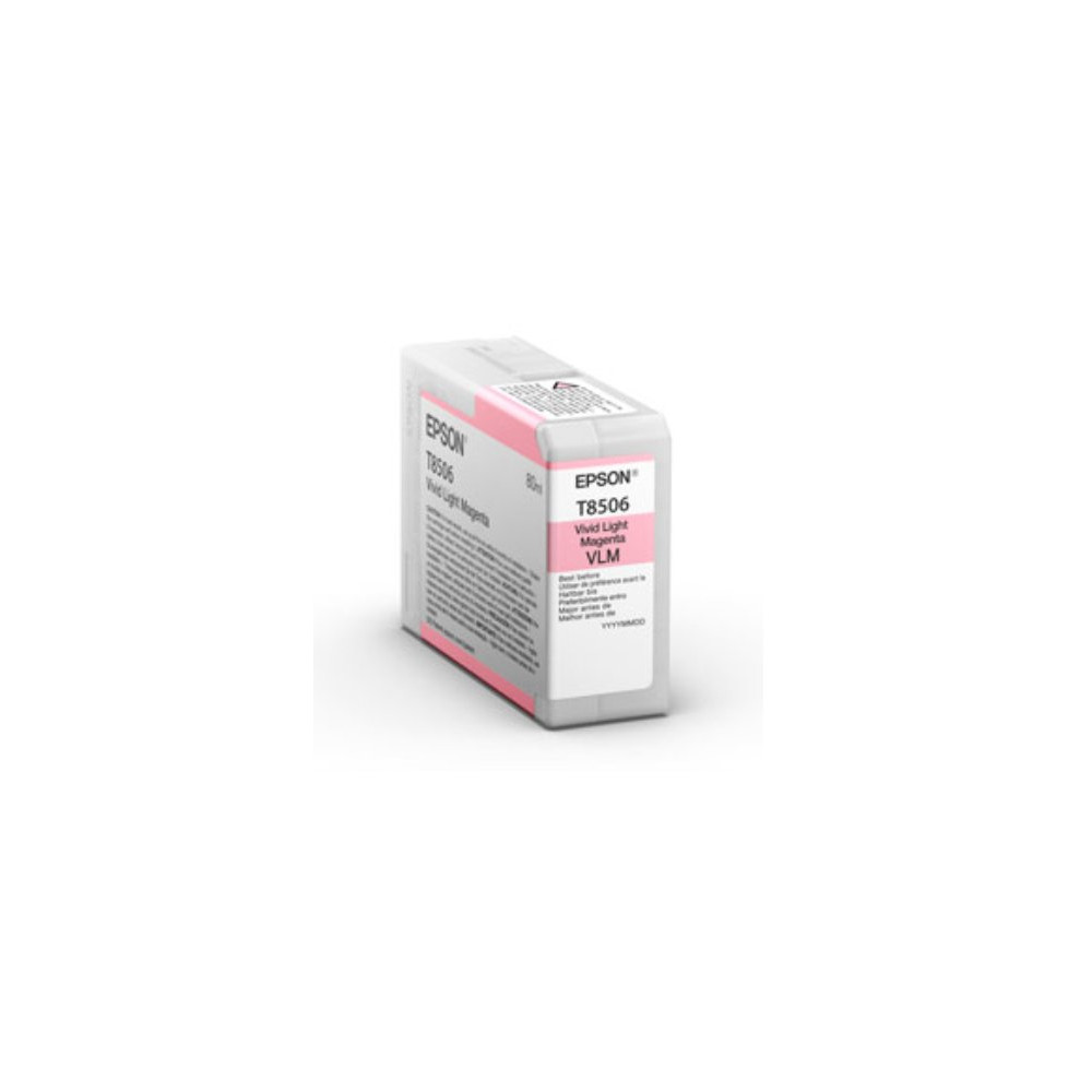 Epson C13T85060N cartuccia d'inchiostro 1 pz Originale Magenta chiaro vivido Epson C13T85060N cartuccia d'inchiostro 1 pz Originale Magenta chiaro vivido