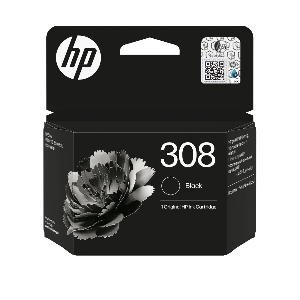 HP Cartuccia di inchiostro nero originale 308 HP Cartuccia di inchiostro nero originale 308