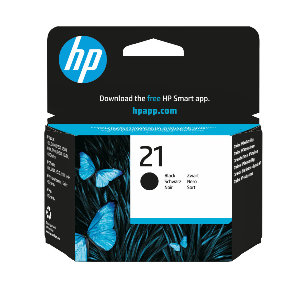 HP Cartuccia originale inchiostro nero 21 HP Cartuccia originale inchiostro nero 21