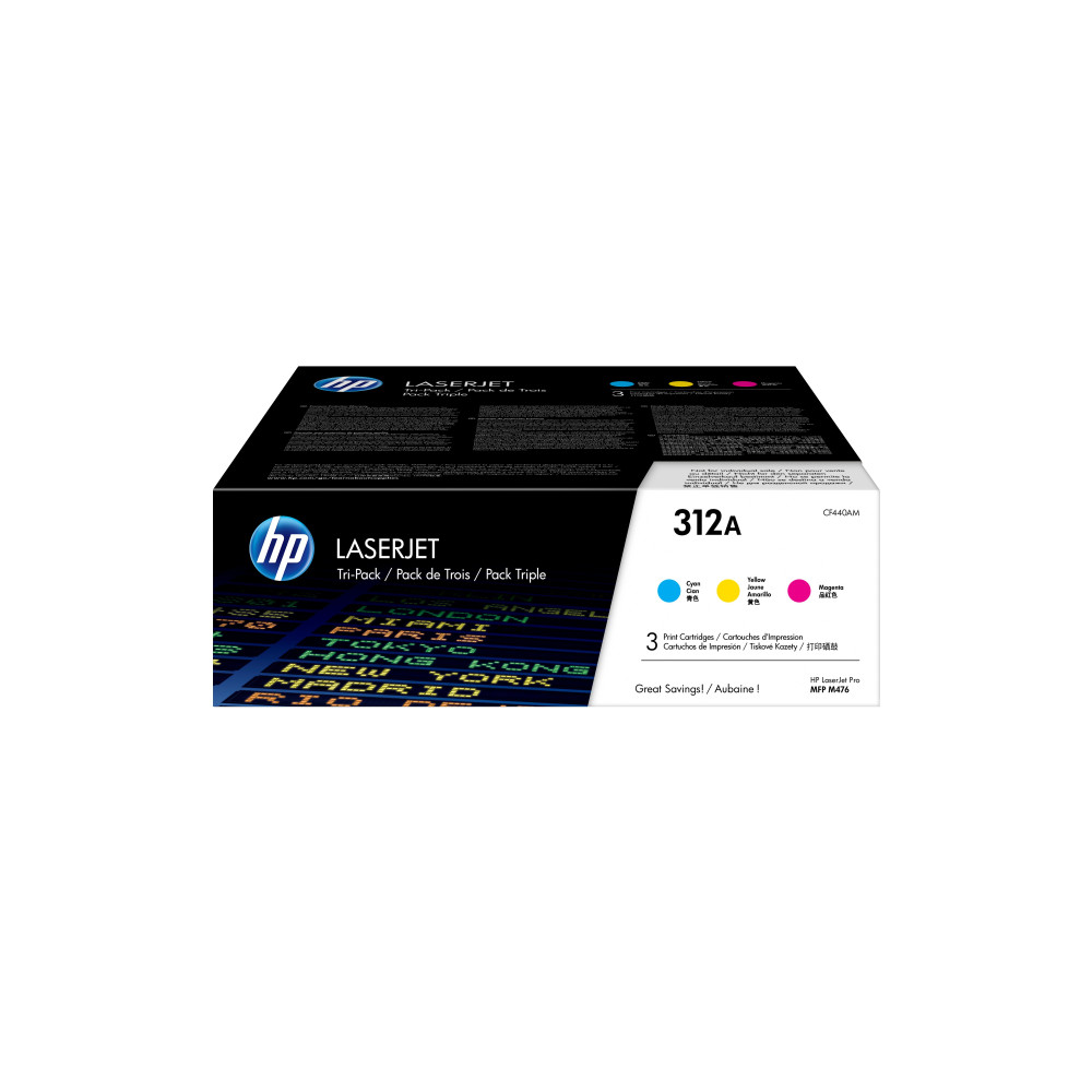 HP Cartuccia Toner ciano Tri-Pack 312A HP Cartuccia Toner ciano Tri-Pack 312A
