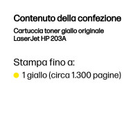HP Cartuccia toner giallo originale LaserJet 203A