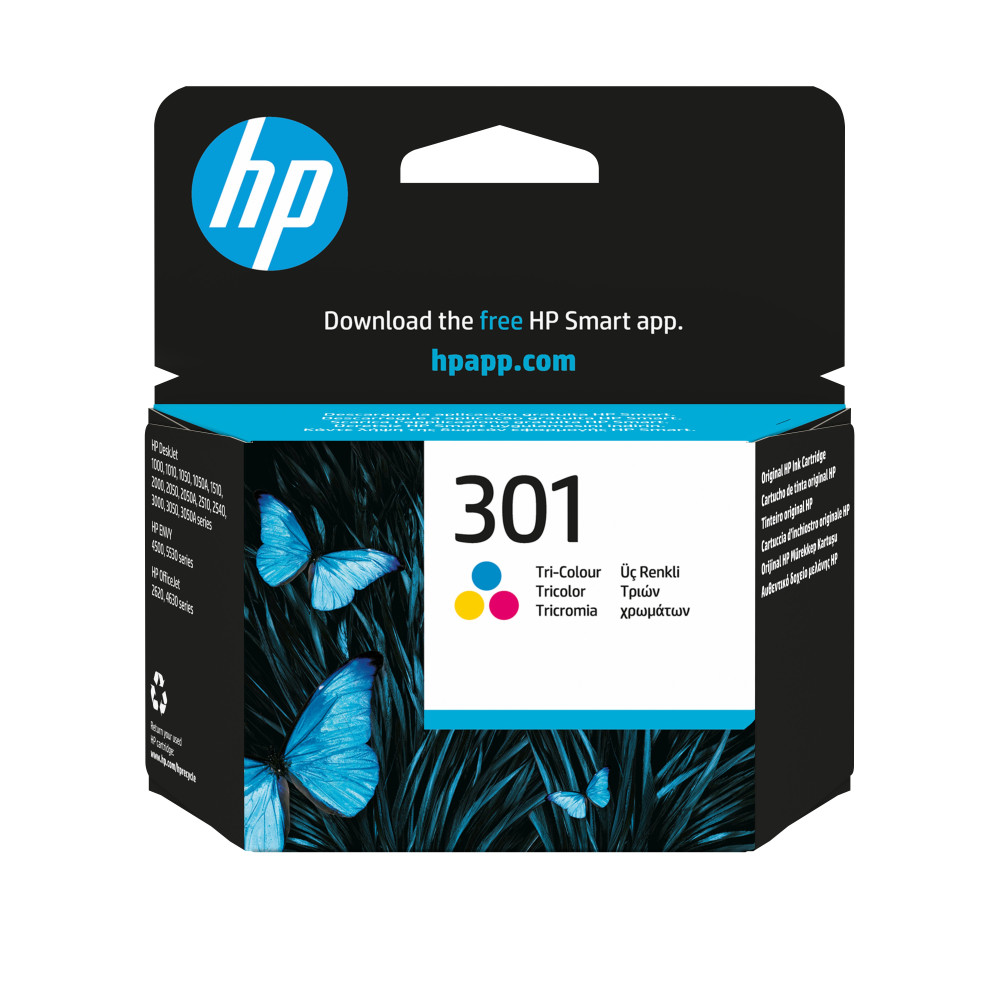 HP Cartuccia originale inchiostro tricromia 301 HP Cartuccia originale inchiostro tricromia 301