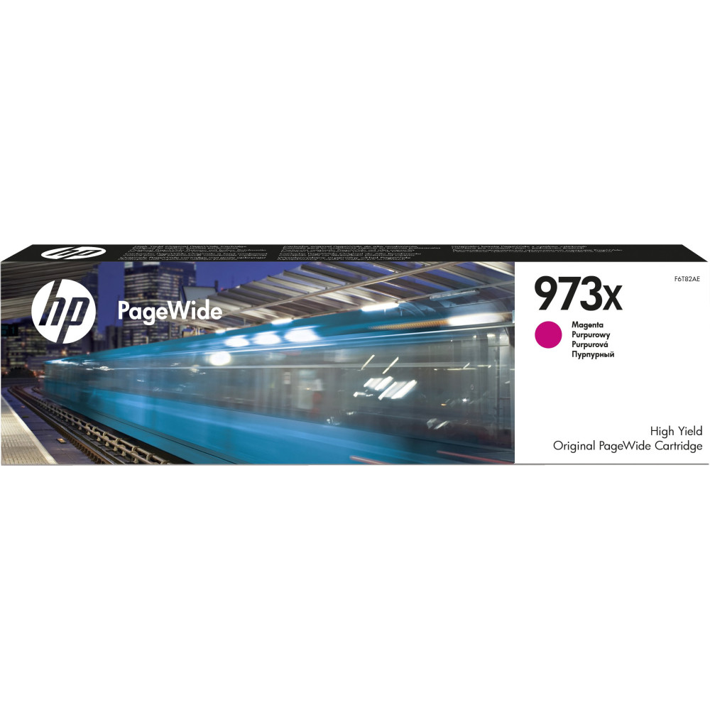 HP Cartuccia magenta ad alta capacità originale 973X PageWide HP Cartuccia magenta ad alta capacità originale 973X PageWide
