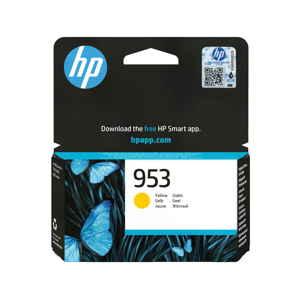 HP Cartuccia di inchiostro originale giallo 953 HP Cartuccia di inchiostro originale giallo 953
