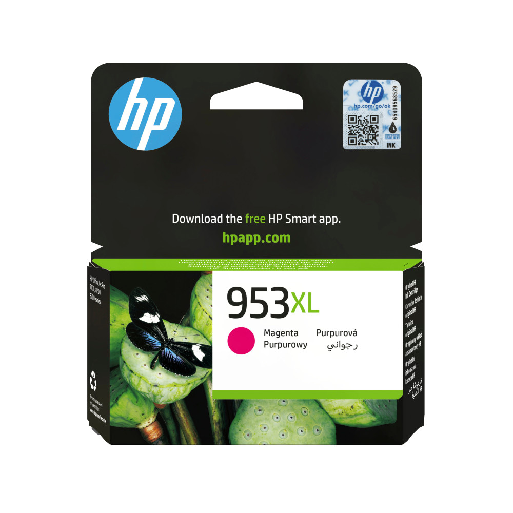 HP Cartuccia inchiostro magenta originale ad alta capacità 953XL HP Cartuccia inchiostro magenta originale ad alta capacità 953XL