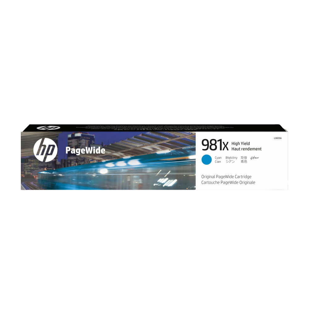 HP Cartuccia ciano originale ad alta capacità 981X PageWide HP Cartuccia ciano originale ad alta capacità 981X PageWide