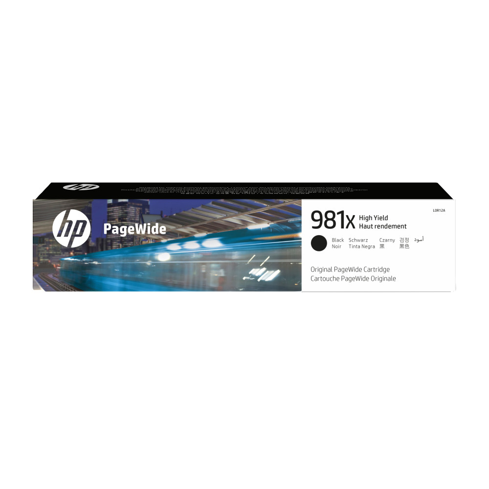 HP Cartuccia nero originale ad alta capacità 981X PageWide HP Cartuccia nero originale ad alta capacità 981X PageWide