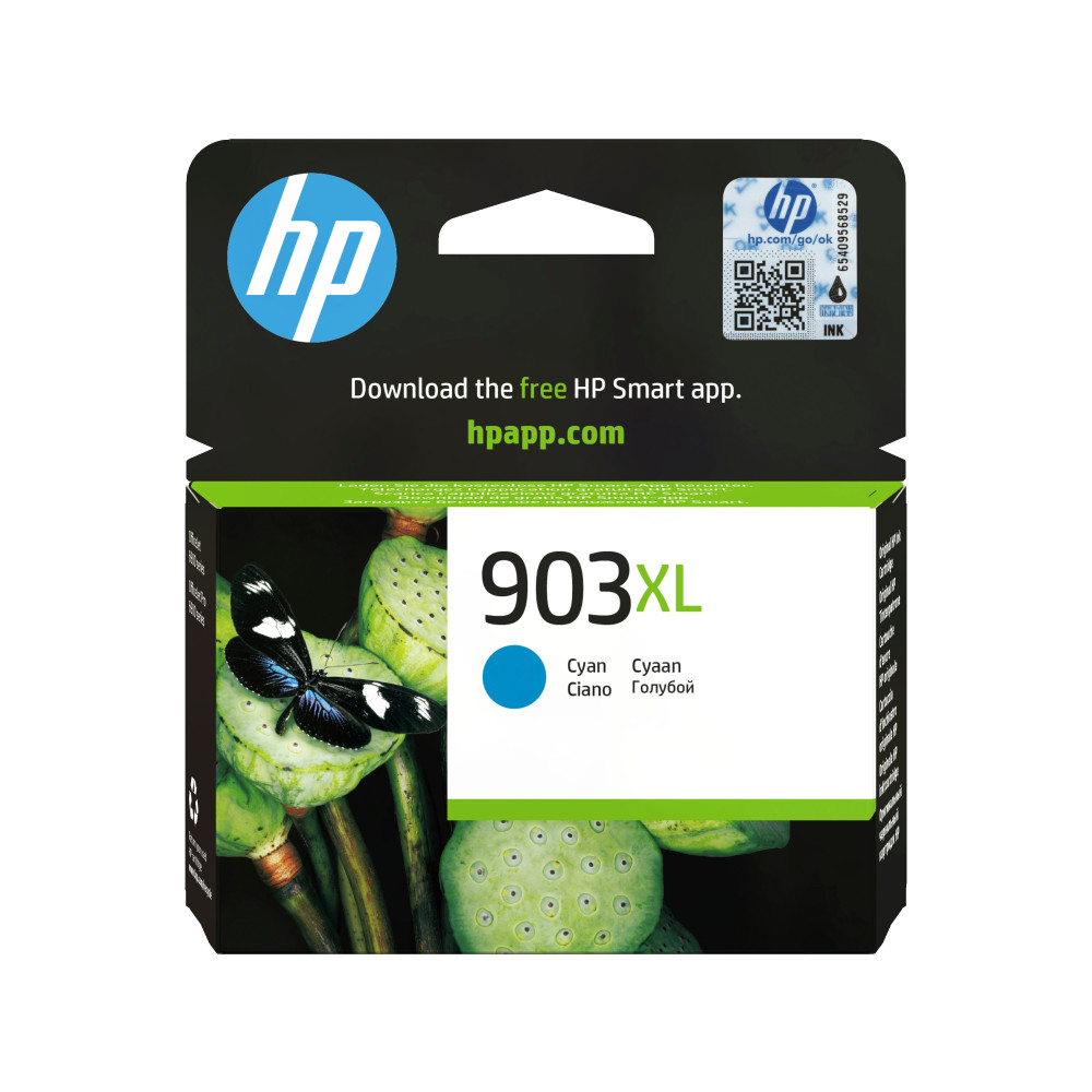 HP Cartuccia di inchiostro ciano originale ad alta capacità 903XL HP Cartuccia di inchiostro ciano originale ad alta capacità 903XL