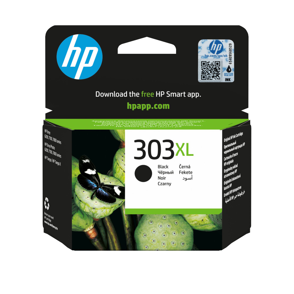 HP Cartuccia di inchiostro nero originale ad alta capacità 303XL HP Cartuccia di inchiostro nero originale ad alta capacità 303XL