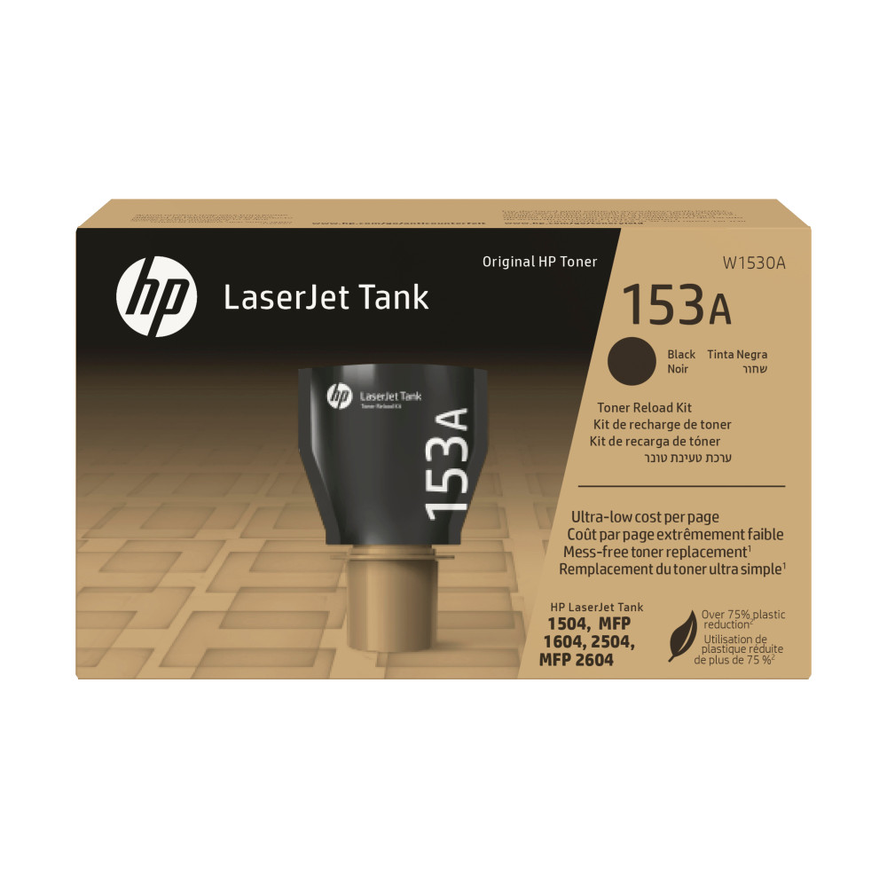 HP Kit di ricarica del toner nero originale LaserJet Tank 153A HP Kit di ricarica del toner nero originale LaserJet Tank 153A