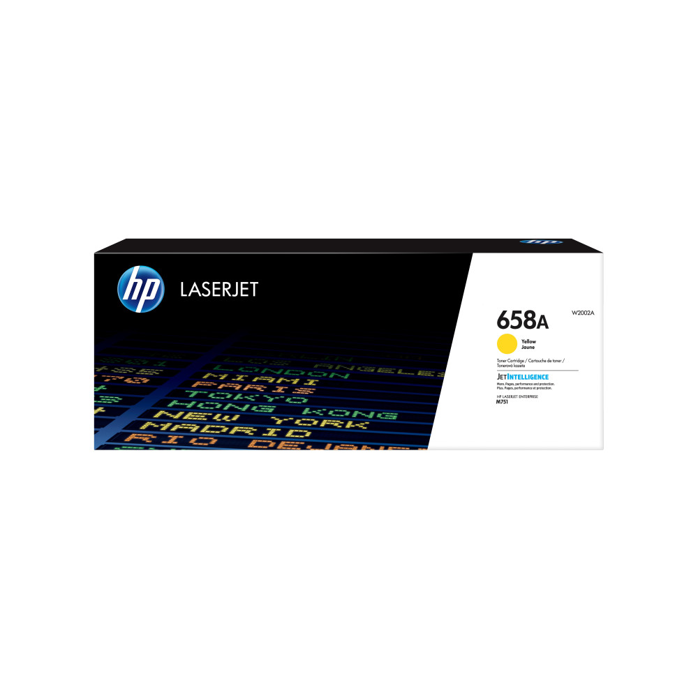 HP Cartuccia toner giallo originale LaserJet 658A HP Cartuccia toner giallo originale LaserJet 658A