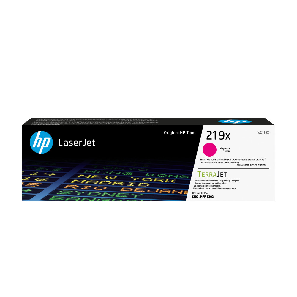 HP Cartuccia toner originale ad alta capacità LaserJet 219X magenta HP Cartuccia toner originale ad alta capacità LaserJet 219X magenta