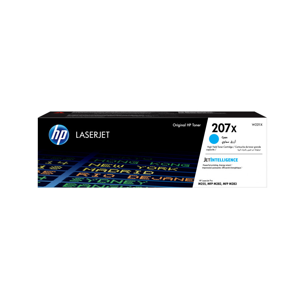 HP Cartuccia toner ciano originale LaserJet 207X ad alta capacità HP Cartuccia toner ciano originale LaserJet 207X ad alta capacità