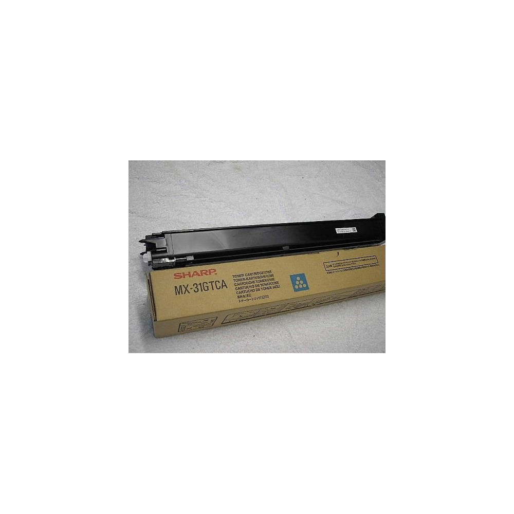 Sharp MX-31GTCA cartuccia toner 1 pz Originale Ciano