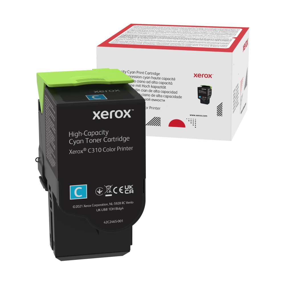 Xerox Cartuccia toner Ciano a Alta capacità da 5500 Pages per Stampante a colori ® C310/multifunzione a colori ® C315 (006R043 Xerox Cartuccia toner Ciano a Alta capacità da 5500 Pages per Stampante a colori ® C310/multifunzione a colori ® C315 (006R043