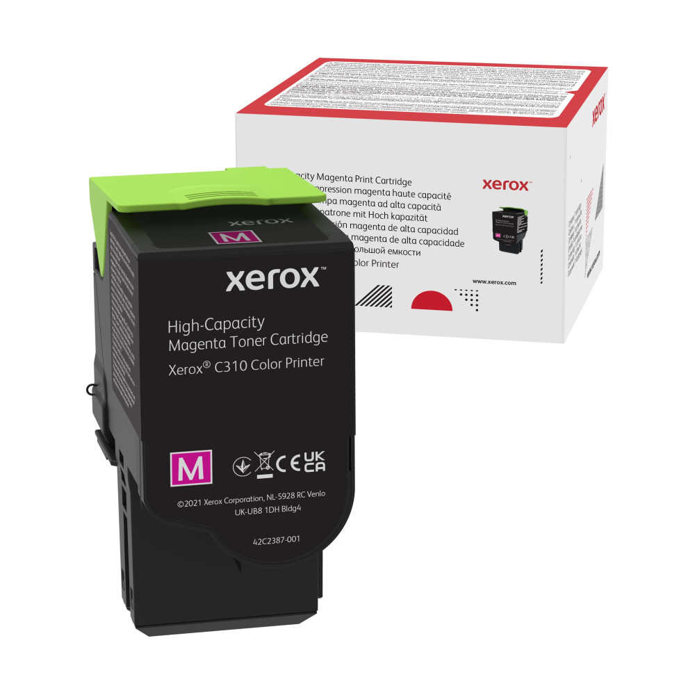 Xerox Cartuccia toner Magenta a Alta capacità da 5500 Pages per Stampante a colori ® C310/multifunzione a colori ® C315 (006R0 Xerox Cartuccia toner Magenta a Alta capacità da 5500 Pages per Stampante a colori ® C310/multifunzione a colori ® C315 (006R0