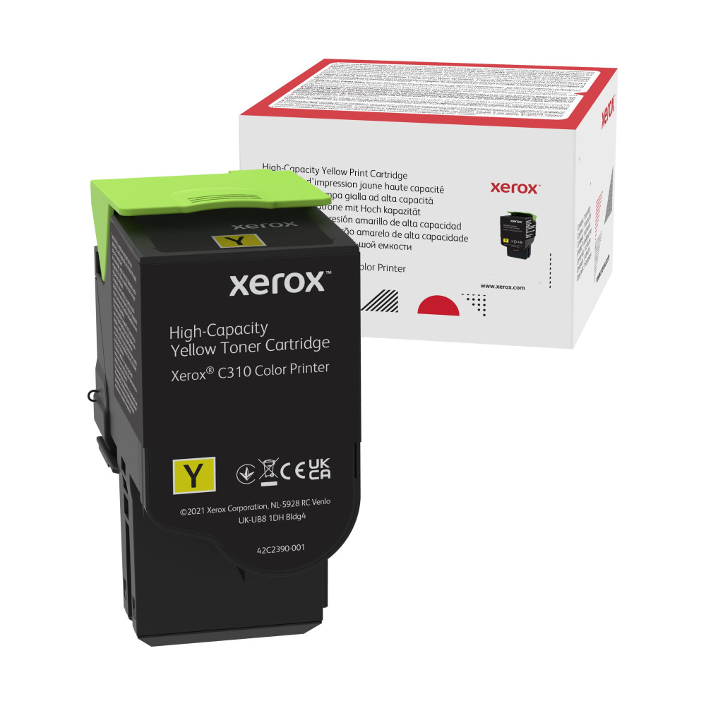 Xerox Cartuccia toner Giallo a Alta capacità da 5500 Pages per Stampante a colori ® C310/multifunzione a colori ® C315 (006R04 Xerox Cartuccia toner Giallo a Alta capacità da 5500 Pages per Stampante a colori ® C310/multifunzione a colori ® C315 (006R04