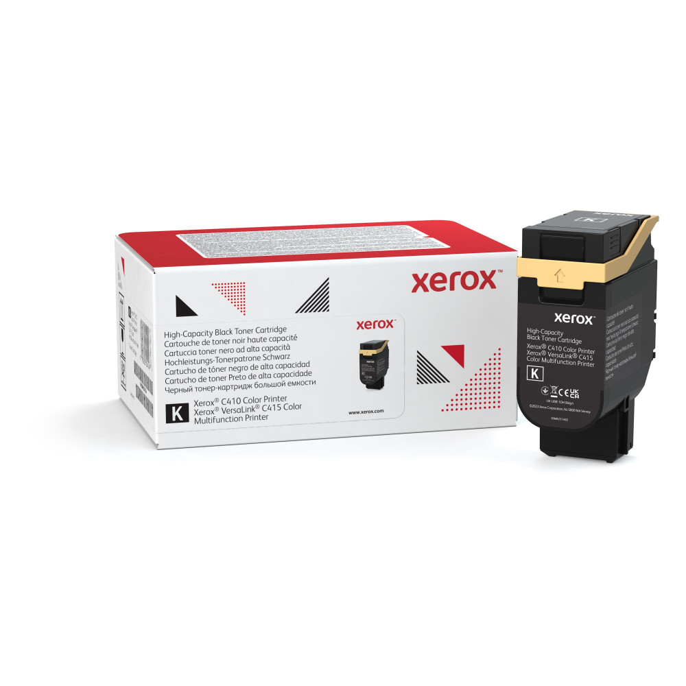 Xerox Cartuccia toner Nero a Alta capacità da 10500 Pages per Stampante a colori ® C410/multifunzione a colori ® VersaLink® C4 Xerox Cartuccia toner Nero a Alta capacità da 10500 Pages per Stampante a colori ® C410/multifunzione a colori ® VersaLink® C4