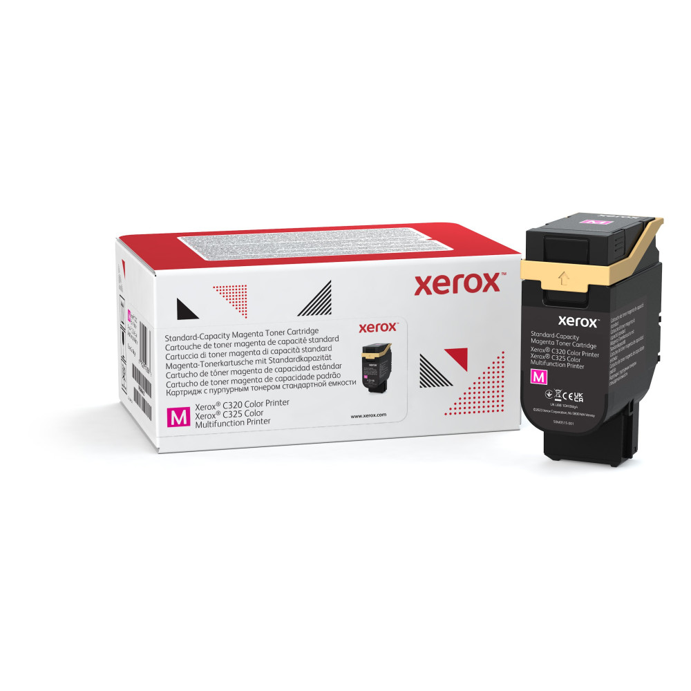 Xerox Cartuccia toner Magenta a Capacità standard da 1800 Pages per Stampante a colori ® C320/multifunzione a colori ® C325 (0 Xerox Cartuccia toner Magenta a Capacità standard da 1800 Pages per Stampante a colori ® C320/multifunzione a colori ® C325 (0