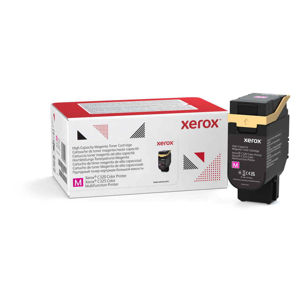 Xerox Cartuccia toner Magenta a Alta capacità da 5500 Pages per Stampante a colori ® C320/multifunzione a colori ® C325 (006R0 Xerox Cartuccia toner Magenta a Alta capacità da 5500 Pages per Stampante a colori ® C320/multifunzione a colori ® C325 (006R0