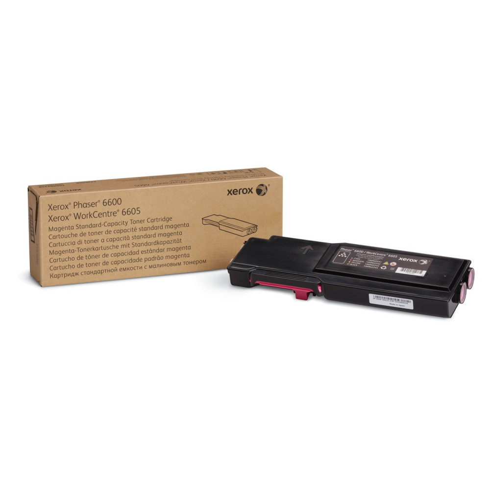 Xerox Cartuccia toner Magenta a Capacità standard per Phaser™ 6600, WorkCentre™ 6605 Xerox Cartuccia toner Magenta a Capacità standard per Phaser™ 6600, WorkCentre™ 6605
