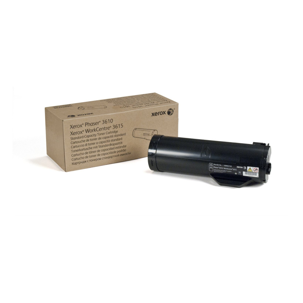 Xerox Cartuccia toner Nero a Capacità standard da 5900 Pages per Phaser® 3610, WorkCentre® 3615 (106R02720) Xerox Cartuccia toner Nero a Capacità standard da 5900 Pages per Phaser® 3610, WorkCentre® 3615 (106R02720)