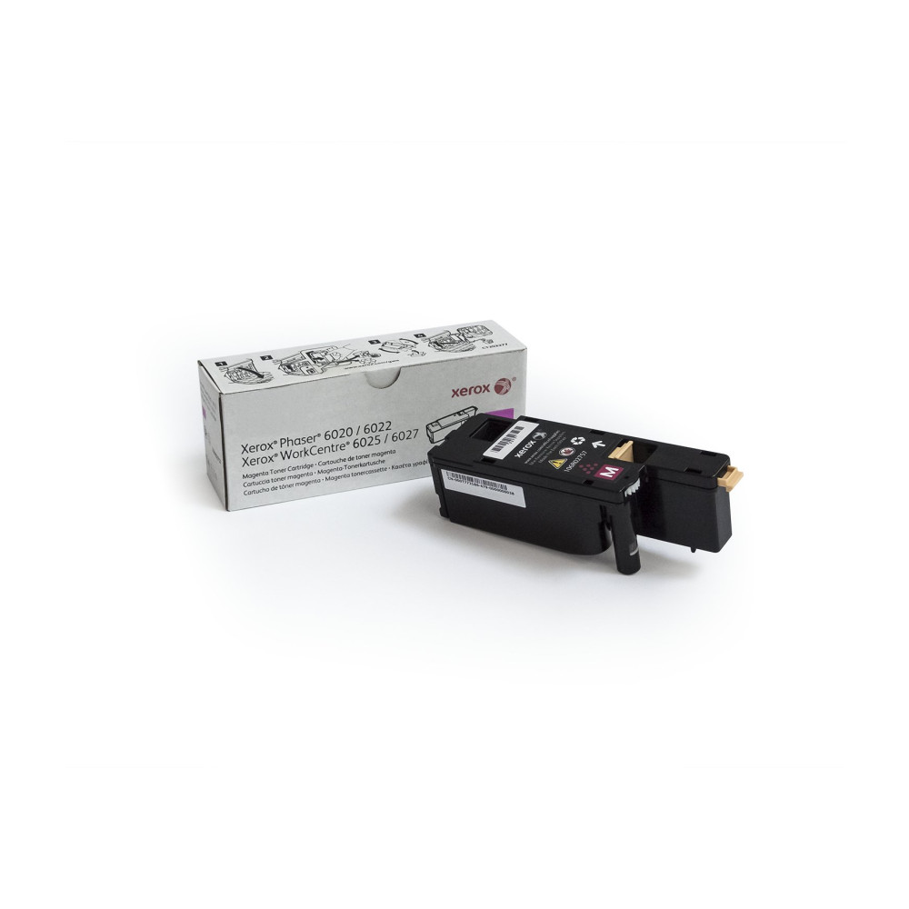 Xerox Cartuccia toner Magenta a Capacità standard da 1000 Pages per Phaser® 6020/6022, WorkCentre® 6025/6027 (106R02757) Xerox Cartuccia toner Magenta a Capacità standard da 1000 Pages per Phaser® 6020/6022, WorkCentre® 6025/6027 (106R02757)