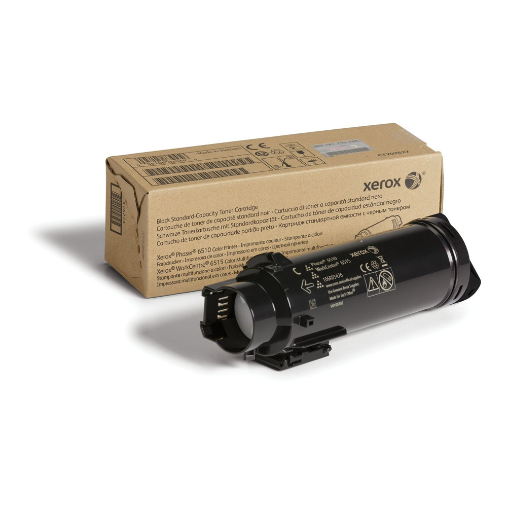 Xerox Cartuccia toner Nero a Capacità standard da 2500 Pages per Phaser® 6510, WorkCentre® 6515 (106R03476) Xerox Cartuccia toner Nero a Capacità standard da 2500 Pages per Phaser® 6510, WorkCentre® 6515 (106R03476)