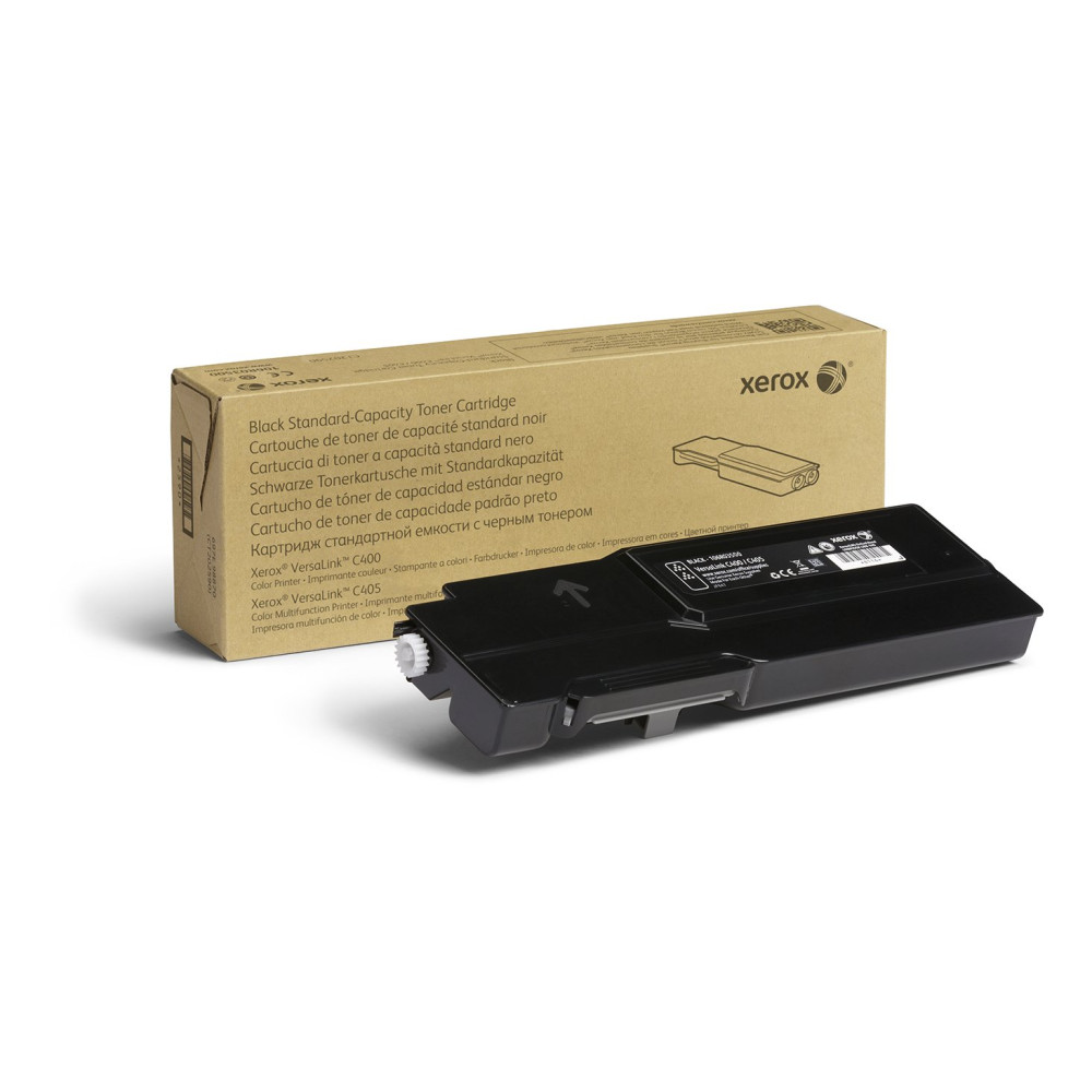 Xerox Cartuccia toner Nero a Capacità standard da 2500 Pages per Stampante a colori ® VersaLink® C400/multifunzione a colori ® Xerox Cartuccia toner Nero a Capacità standard da 2500 Pages per Stampante a colori ® VersaLink® C400/multifunzione a colori ®
